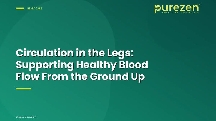 Circulation in the Legs: Supporting Healthy Blood Flow From the Ground Up