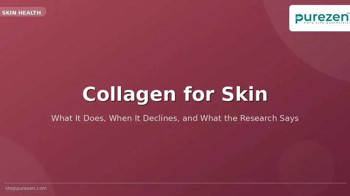 Collagen for Skin: What It Does, When It Declines, and What the Research Says