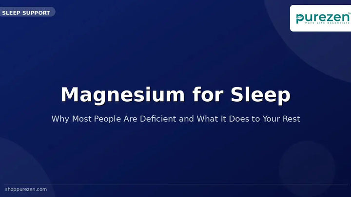 Magnesium for Sleep: Why Most People Are Deficient and What It Does to Your Rest