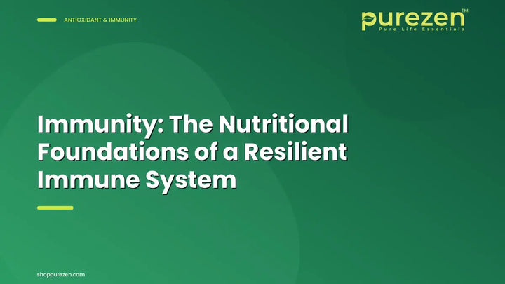 Immunity: The Nutritional Foundations of a Resilient Immune System