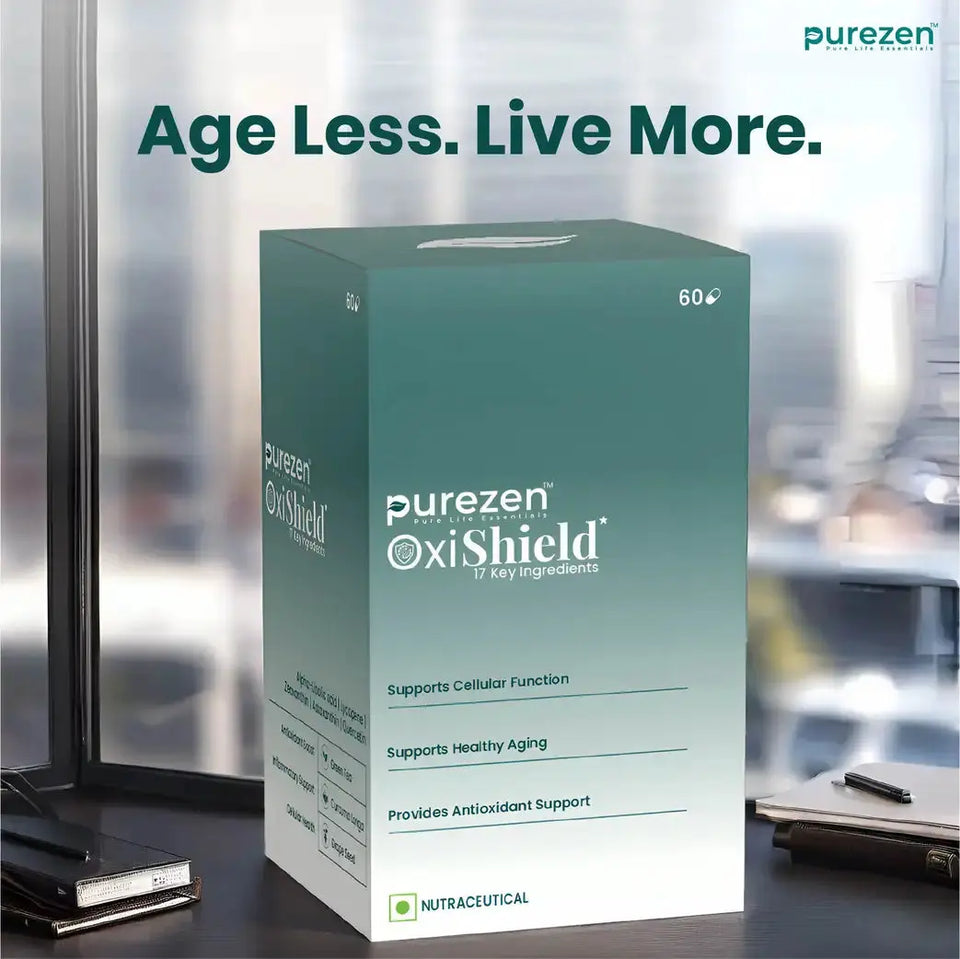Purezen OxiShield – Antioxidant, immunity and healthy ageing support