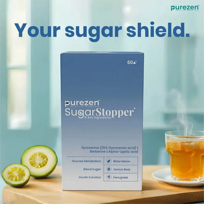 SugarStopper: Helps regulate blood sugar balance and enhance insulin sensitivity PUREZEN